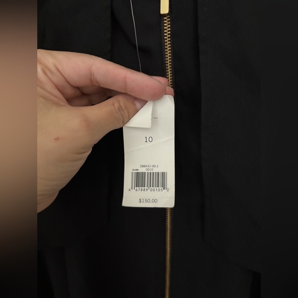 Banana Republic black layered sheath dress size 10 NWT - Picture 5 of 5